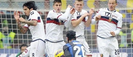 Inter, cu Chivu mijlocas, blocata de Genoa pe teren propriu